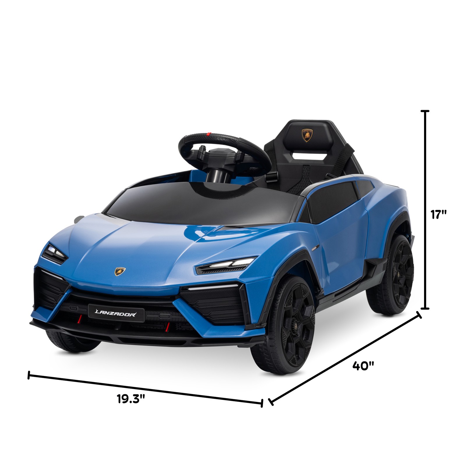 Kidzone 12v Electric Ride On Car with Parent Remote Control