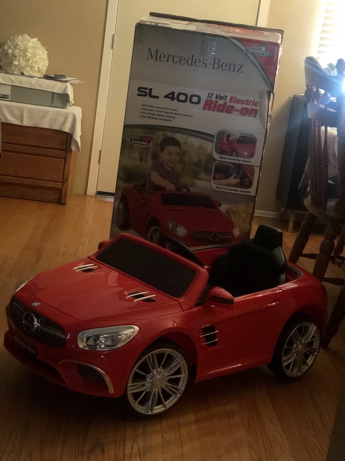 Kids Ride on Car Mercedes Maybach S650 Electric Battery Powered Car – Red