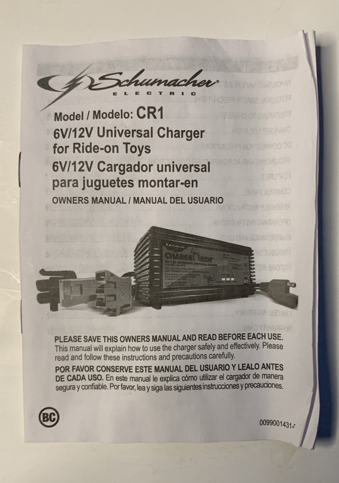 Schumacher Electric Charge ‘n Ride Universal Battery Charger and Maintainer Toys