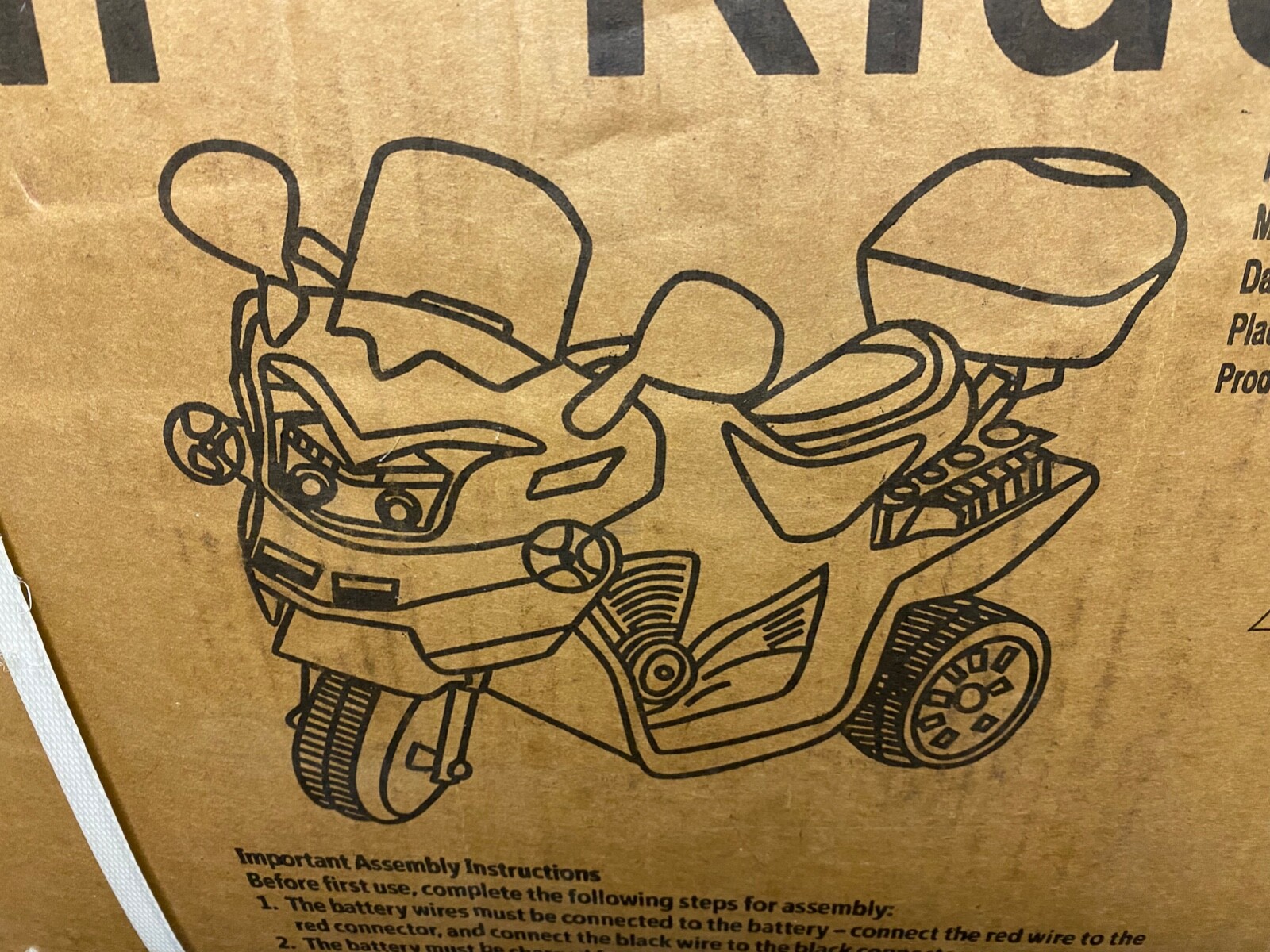 New Lil Rider 80-109P 3 Wheel Ride on