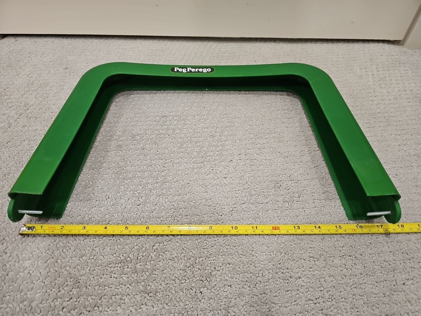 Peg Perego John Deere Tractor Plastic Roll Bar Above Seat Fenders Kids Children