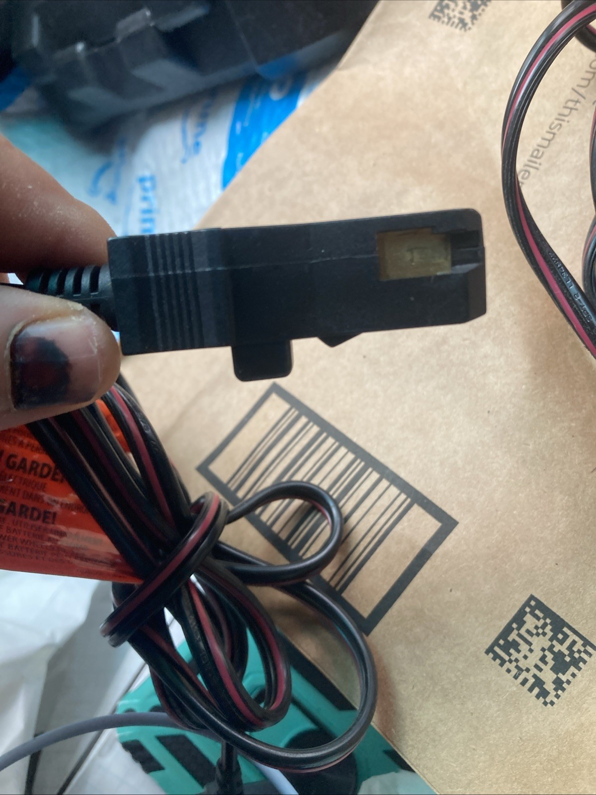(2) Fisher Price 00801-1778 Power Wheels 12V 1A Adapter Charger Cords, OEM