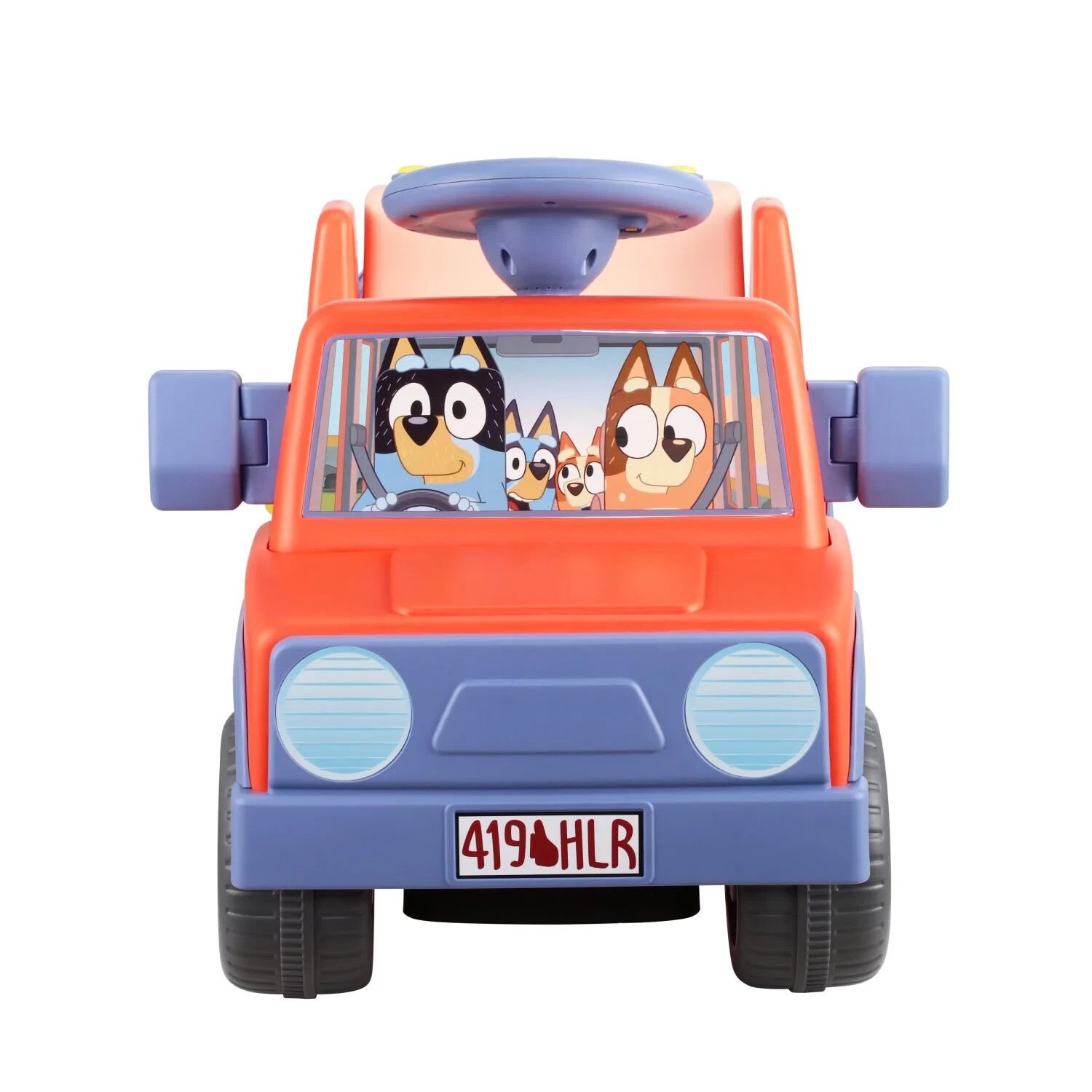 Bluey Bingo Ride On Car 6V Toddlers Interactive Electric Car for Kids Sounds Toy