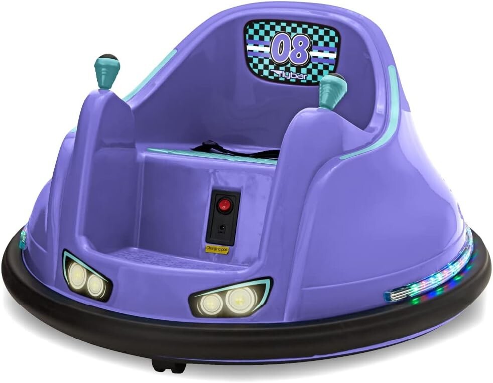 Flybar FunPark 6V Bumper Car for Toddlers, Kids, Toddler, Electric
