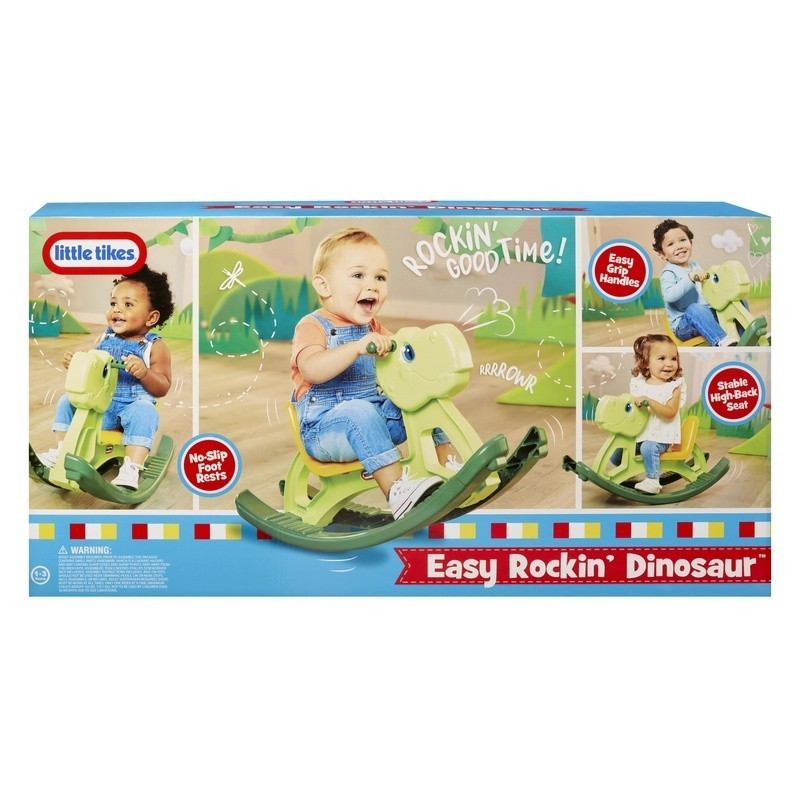 Easy Rockin Dino Lightweight Indoor Outdoor Ride On Toy Kids 18 Months Plus New