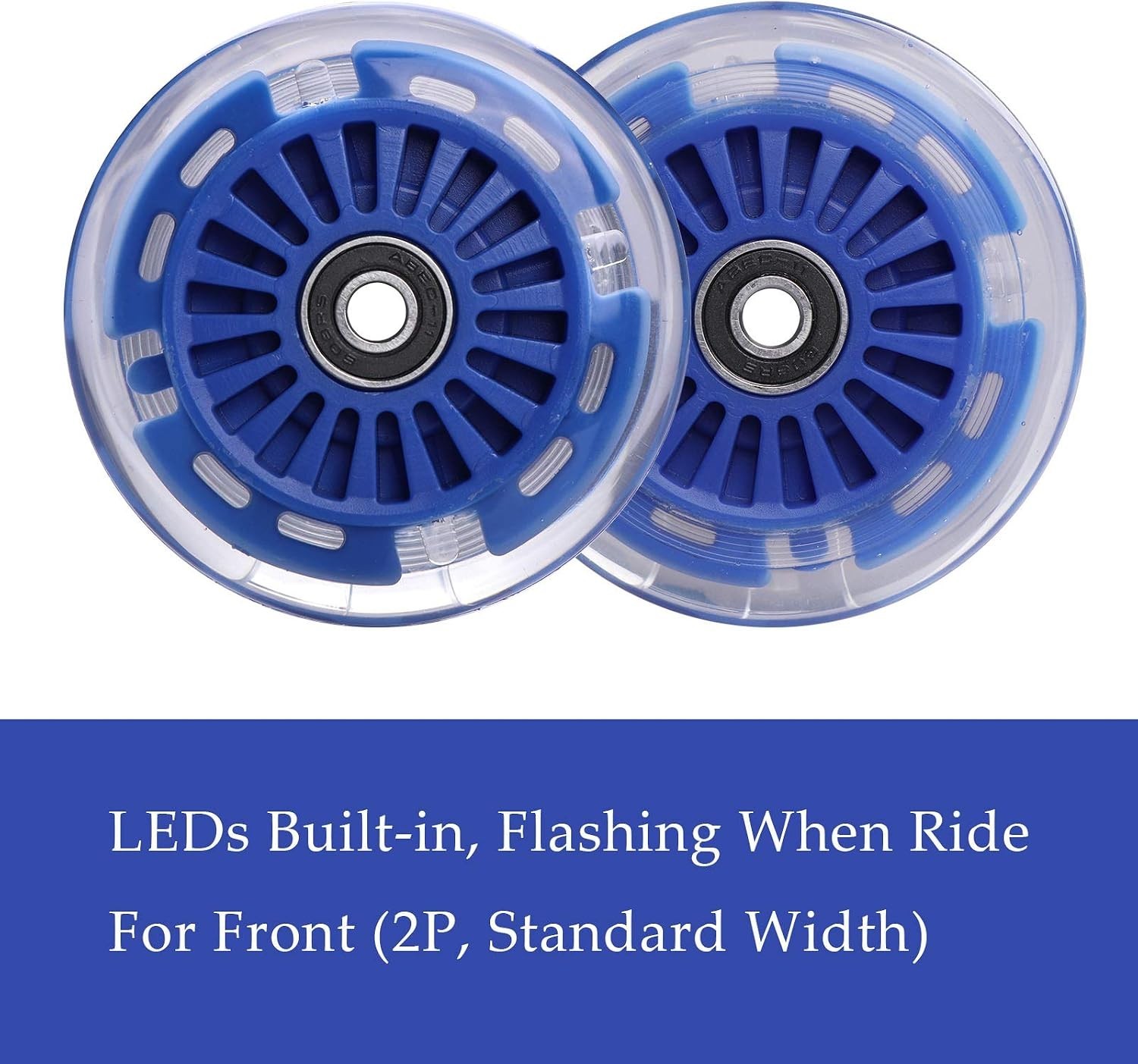 5-Inch Polyurethane Replacement Wheels for Ride-On Toys – Dark Blue