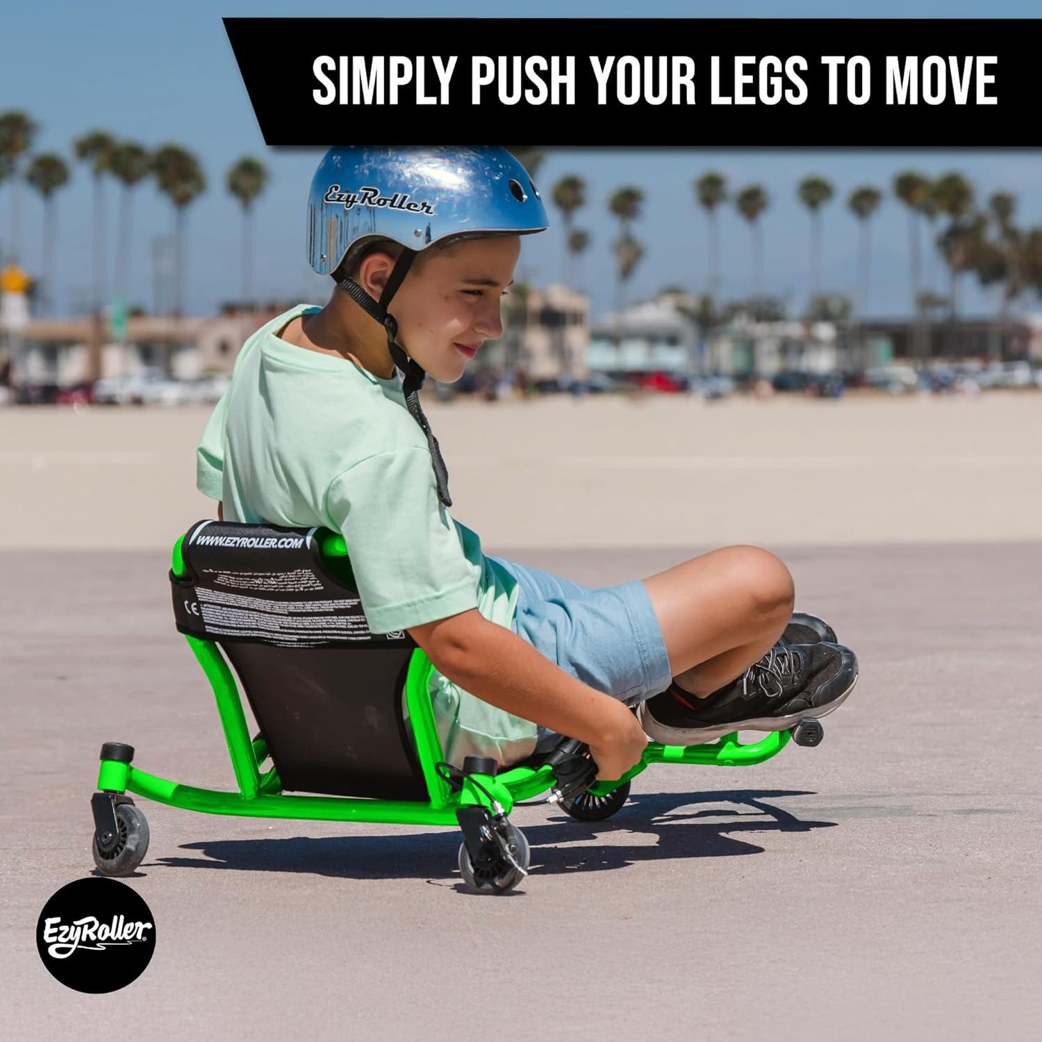 Spinner X Ride on Toy for Kids, Ages 4-12, up to 154 Lbs – Green