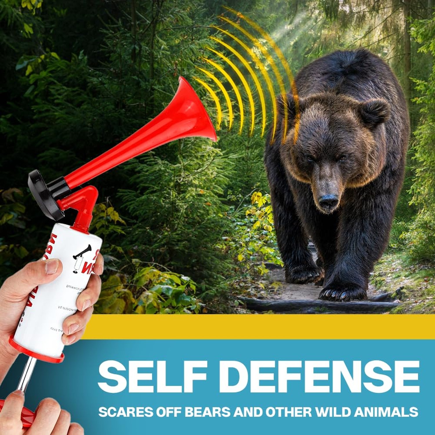 Watris Veiyi Air Horn, Handheld Airhorn Loud Noise Maker, Handheld Air Pump L…