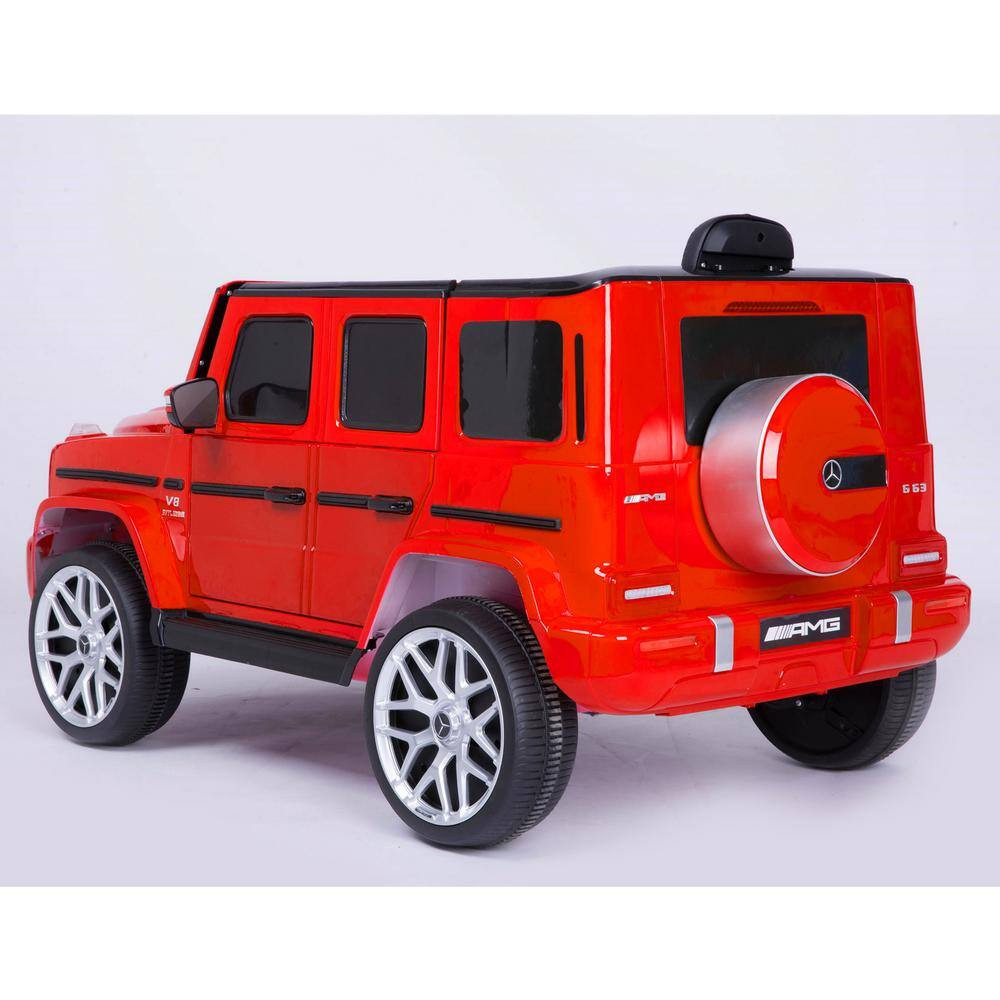 Red Mercedes-Benz, Kids Electric Ride on Toy Car with Remote Control 12-Volt Mot