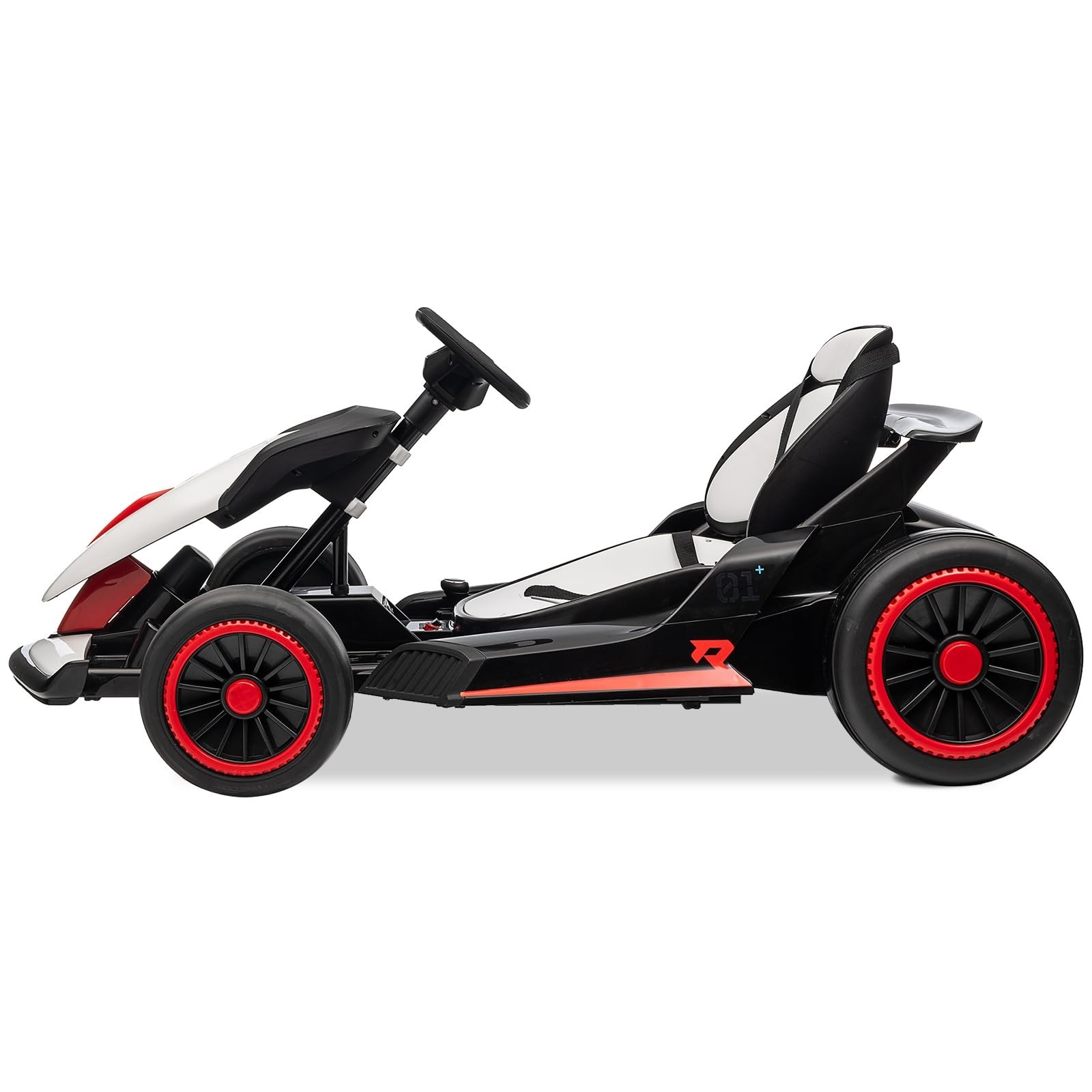 24V Kid Go Kart Electric Drift 200W Dual Motor 360° Drifting 5-Point Safety Belt