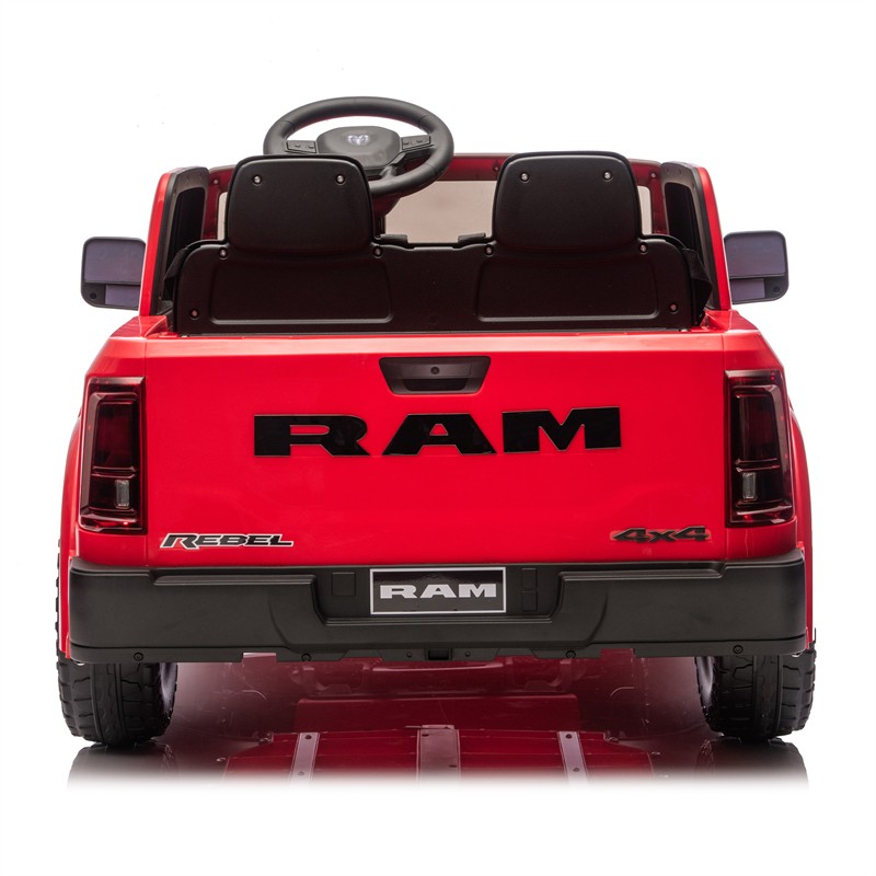 24V 160W Dodge RAM 2-Seater Kid Ride On Truck w/ Remote Control 2WD Car for 3-6