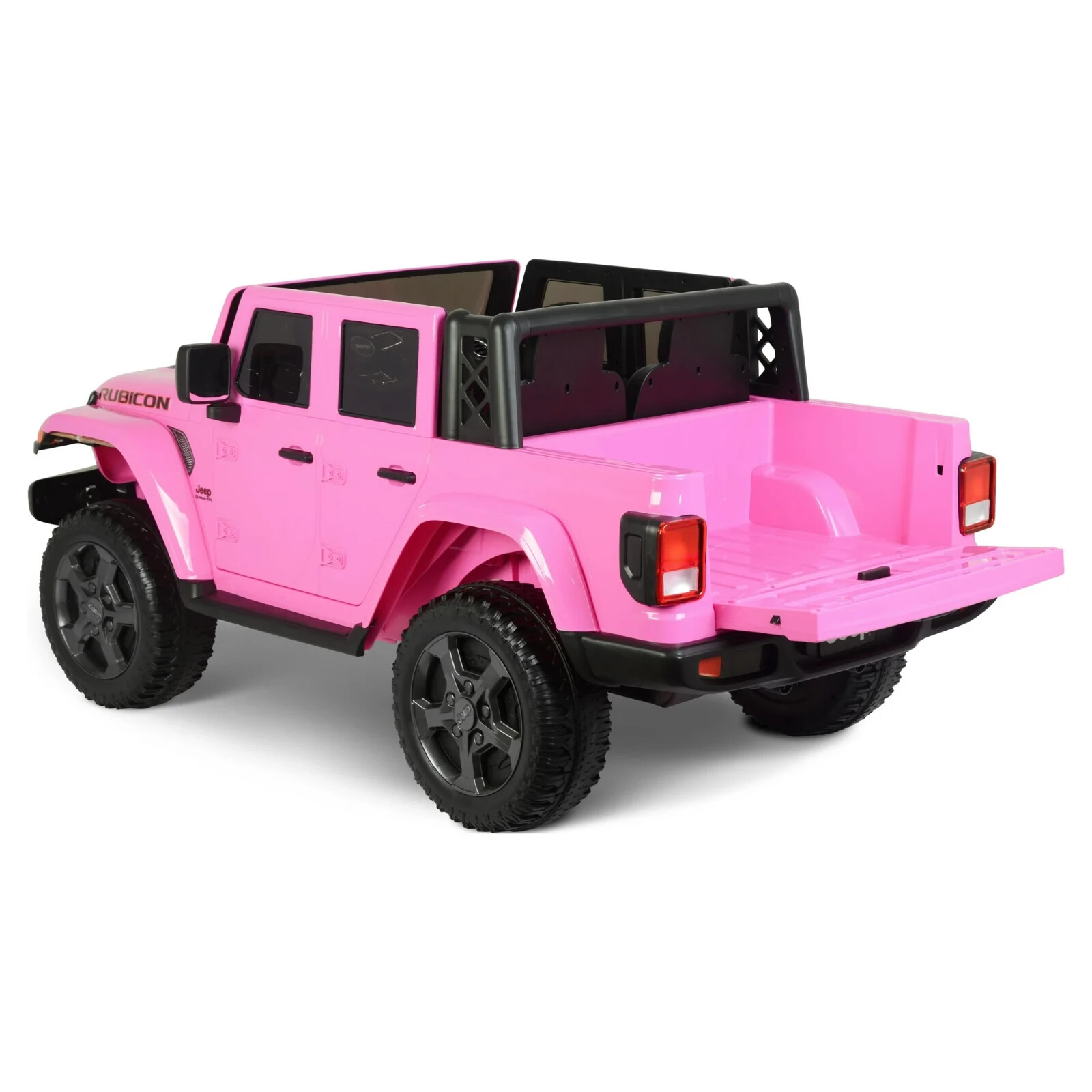 Jeep Gladiator Rubicon Battery-Powered Vehicle w/ Sound Effects, Ages 3+, Pink