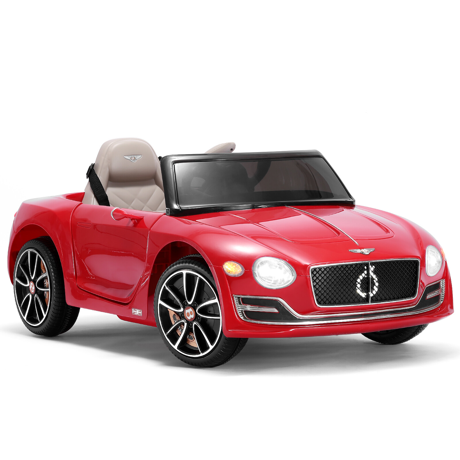 12V Kids Electric Ride On Licensed BENTLEY Style Toys Car w/Remote Control LED