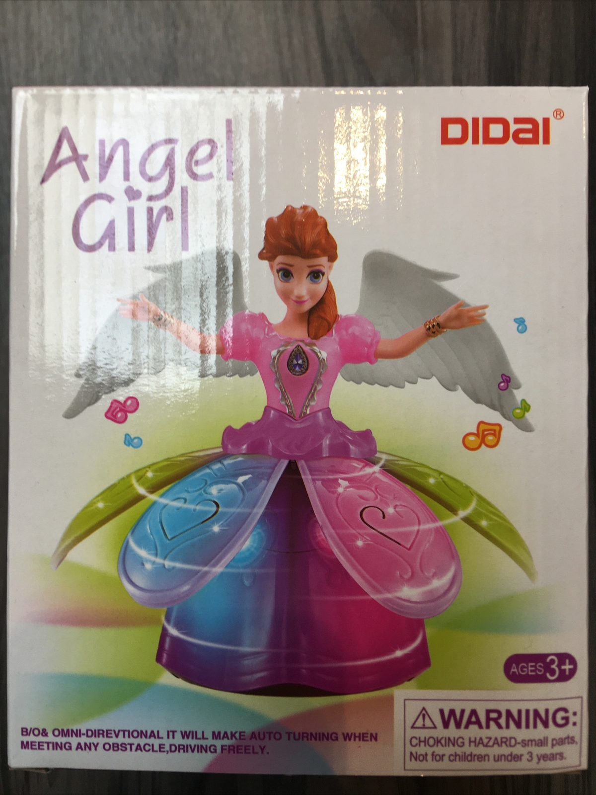 Dancing Angel Lighting Music Rotate Beautiful Doll Robot Toy Best Gift For Girls