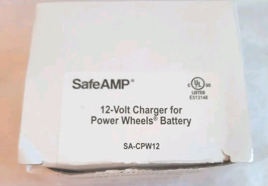 12-Volt Charger for Power Wheels Gray Battery and Orange Top Battery