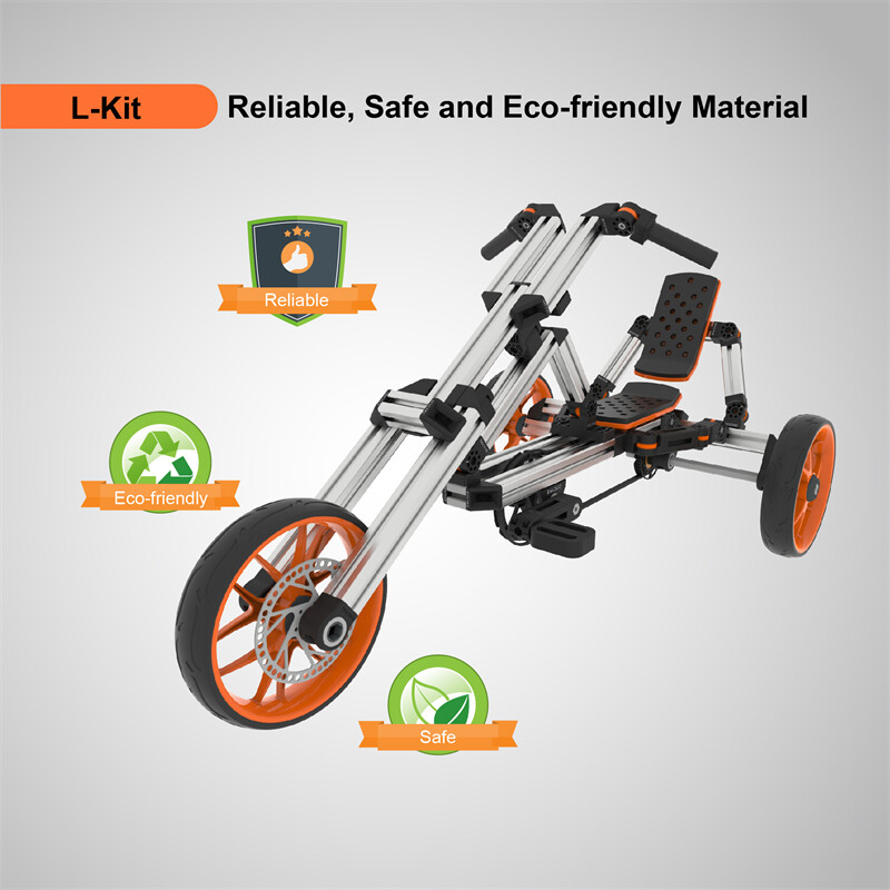 20 in 1 Construction Kit Kids Go Kart Set Sit/Stand Scooter for Kid 1 to 8