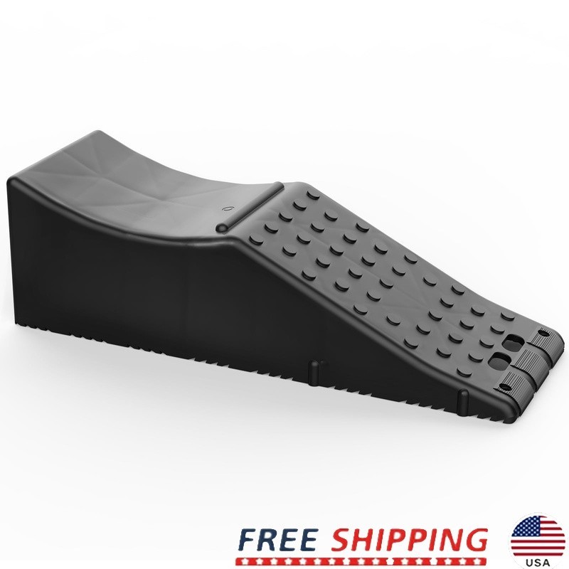 Car Plastic Tandem Wheel Change Ramp Up to 20000 lbs Safety Portable Durable New