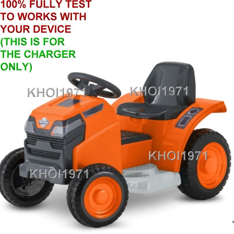 WALL Charger AC adapter FOR KT1502WM KIDTRAX Mow & Go Lawn Mower ride on 6V batt