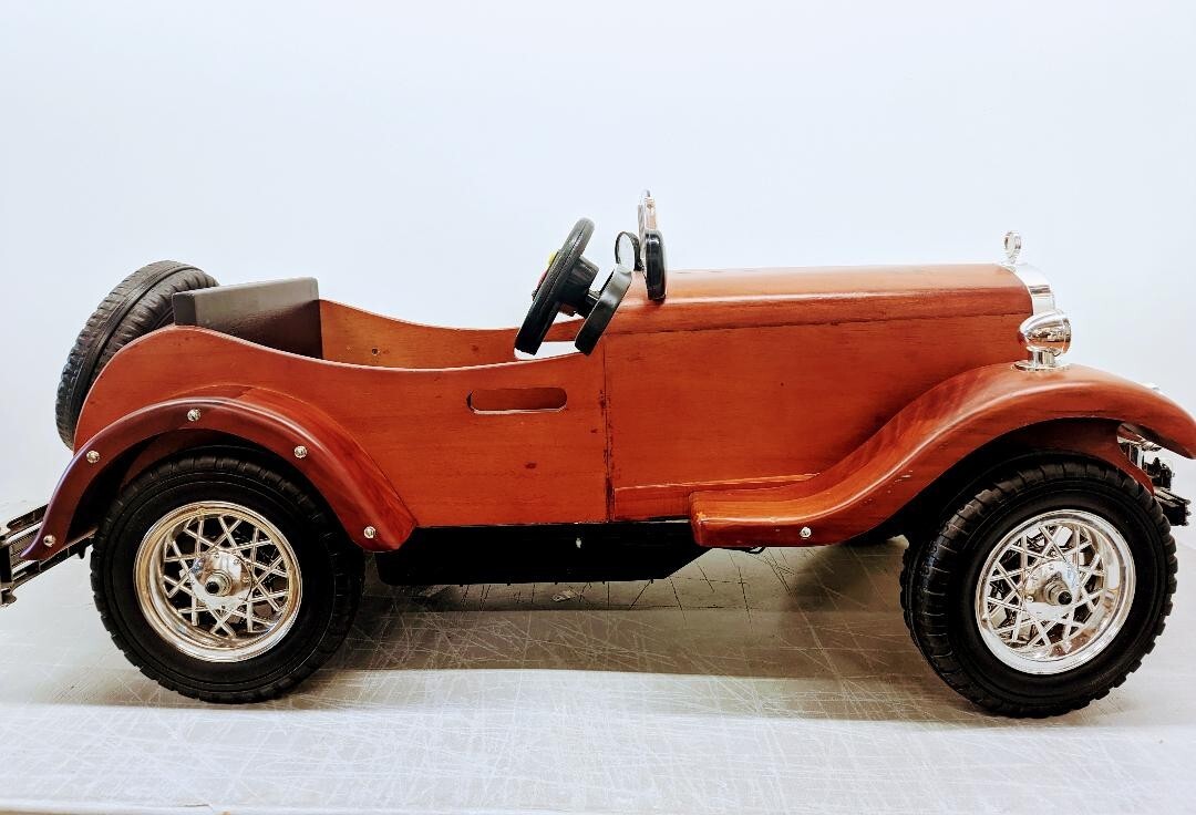 Wooden Electric Kids Car Very Rare Model 1932
