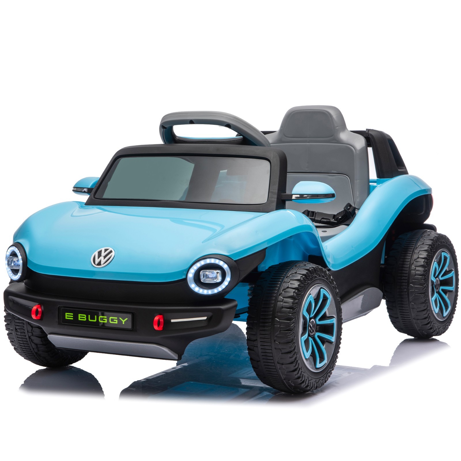12V Kids Ride On Car Licensed Volkswagen Beetle Electric Toy with Remote LED USB