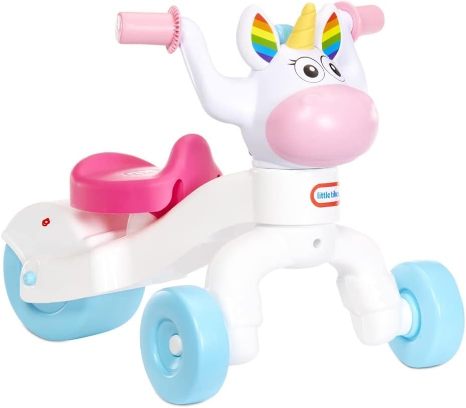 Large Unicorn Ride-On Scoot for 1-3 Olds – Safe Indoor & Outdoor Fun!
