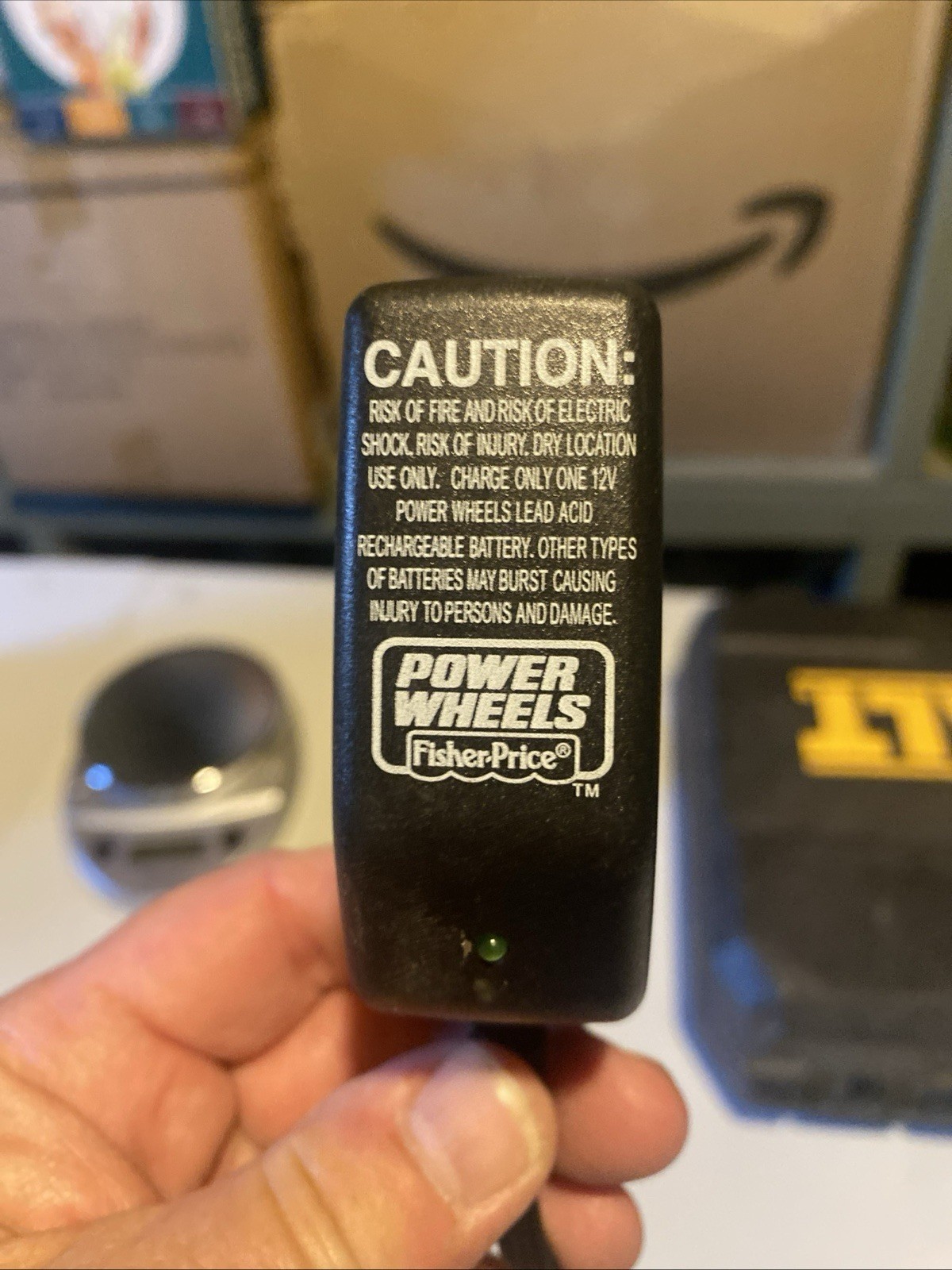Power Wheels 12V Battery Charger Cord 00801-1480Genuine Fisher Price Original
