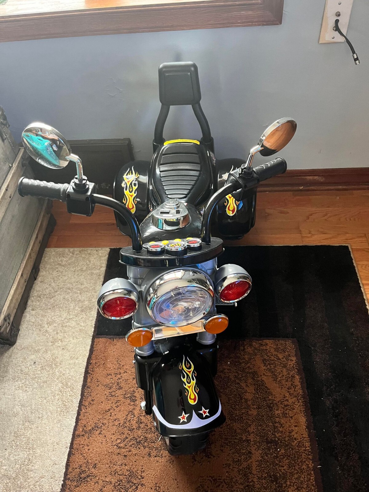 Lil’ Rider 3 Wheel Trike Road Warrior Motorcycle – Black Chopper 2 – 5 Years