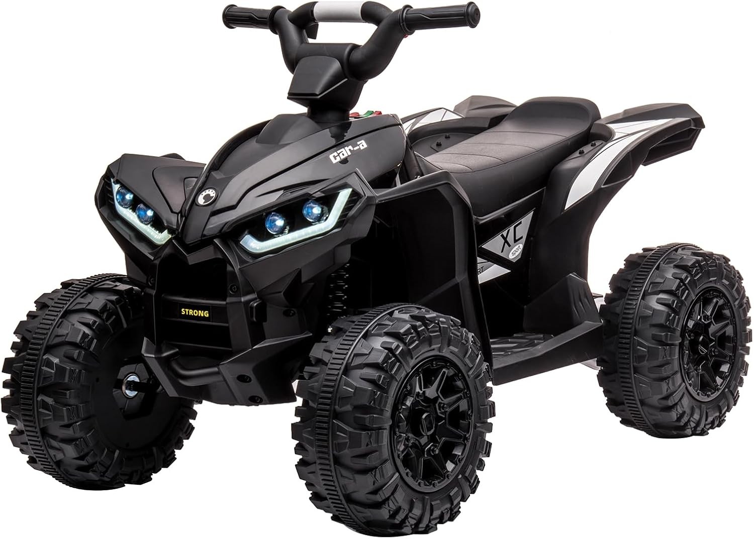 Kids Ride On ATV,4 Wheeler Electric Vehicle for Toddlers,Toy Car w/ LED,Music