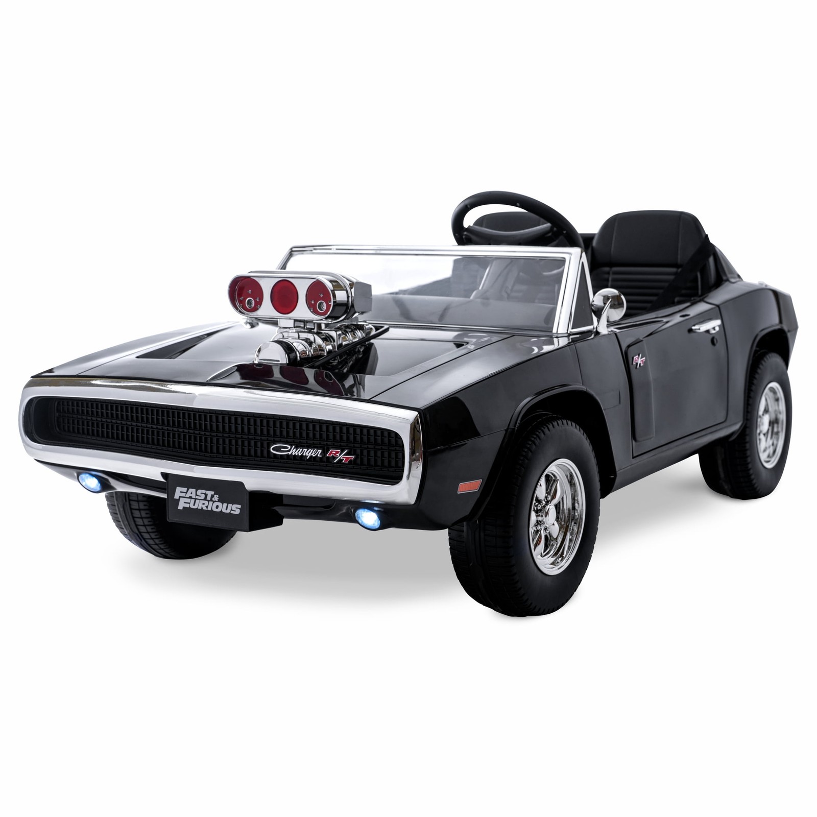 Fast & Furious Dodge Charger 12V Kids Ride on Car Battery Powered Remote Control