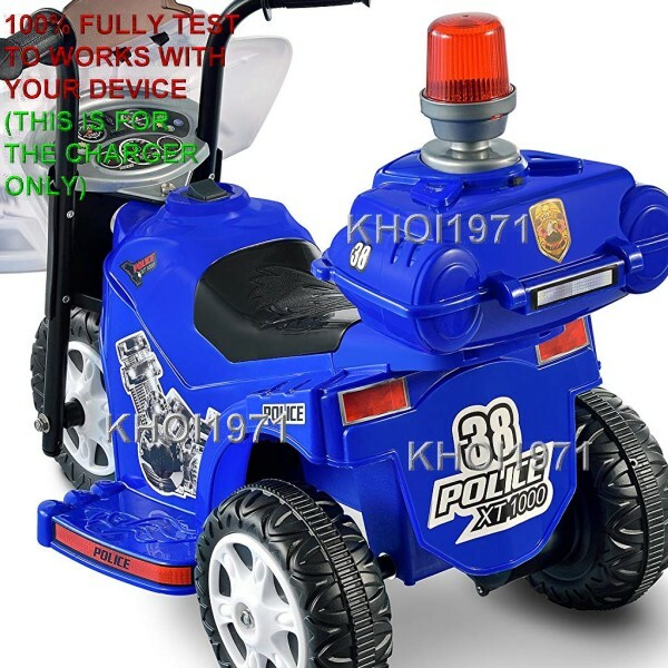WALL charger AC adapter 0286 National Products Kid Motorz Lil Patrol motorcycle