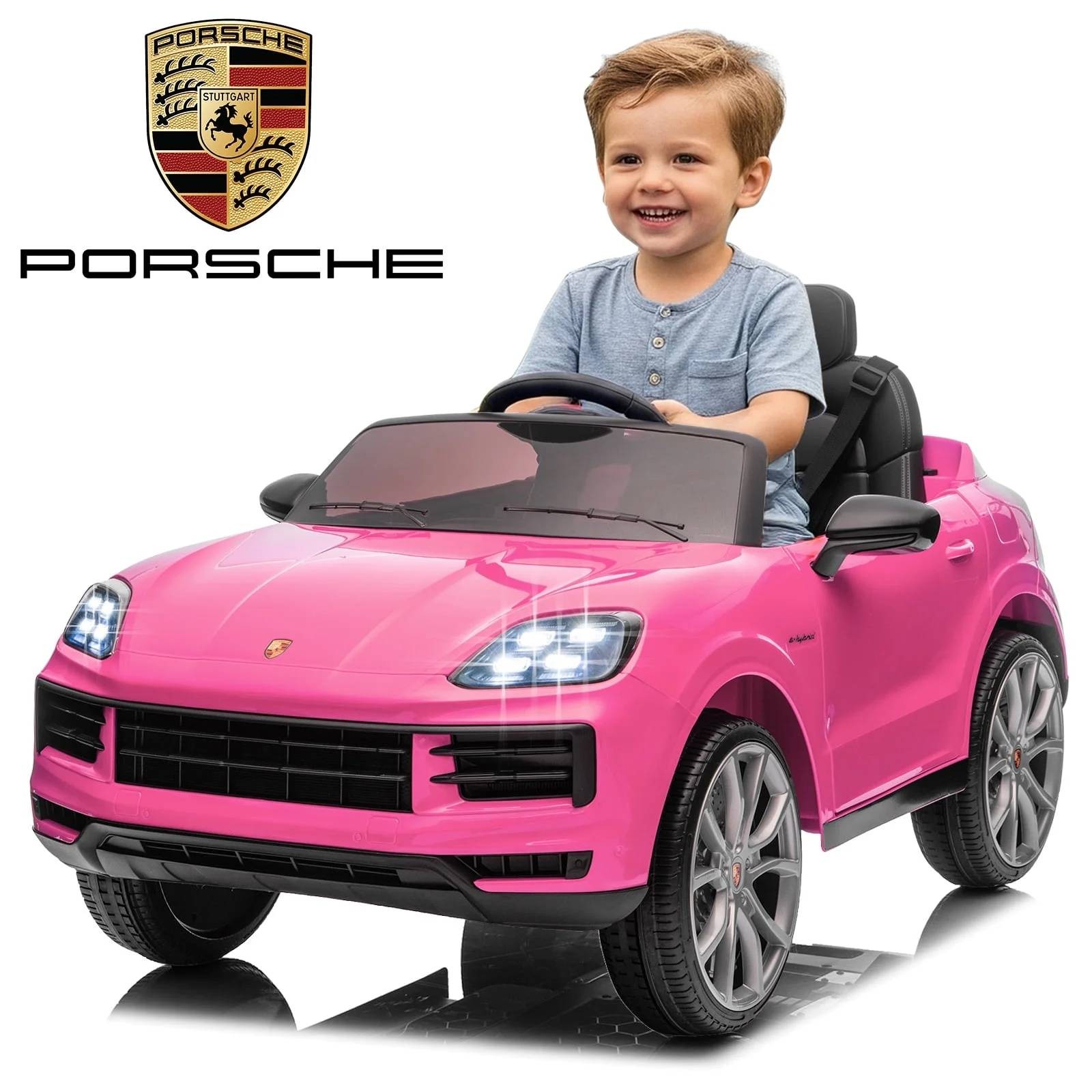 12V Licensed Porsche Cayenne Electric Ride on Car Toy for 3-5 years Kid Toddler