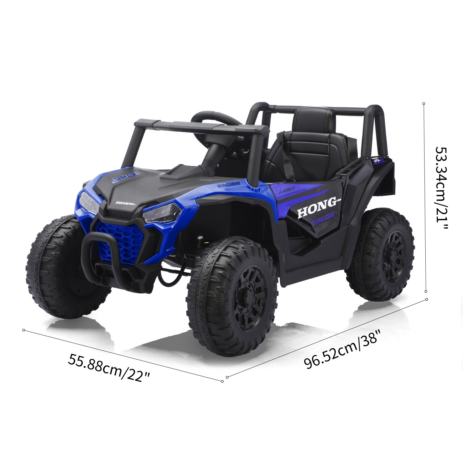 12V Kids Electric UTV Off-road Ride on Car Batteryed Power w/ Parent Remote MP3
