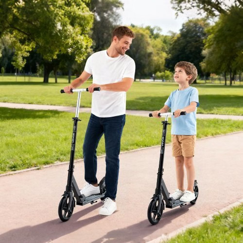 Kick Scooter for Kids Ages 8+, Teens & Adults, 2-Wheel Toddler Scooter with Adj