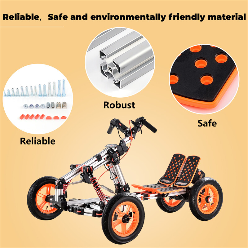 Electric Innovation Kart 20+ Assembly Methods Parent-Child interaction w/ S-kit