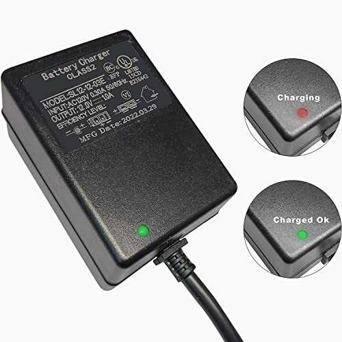 12V Battery Charger for Kids Ride-On Cars, Yamaha Raptor, Toyota FJ Cruiser, Ele