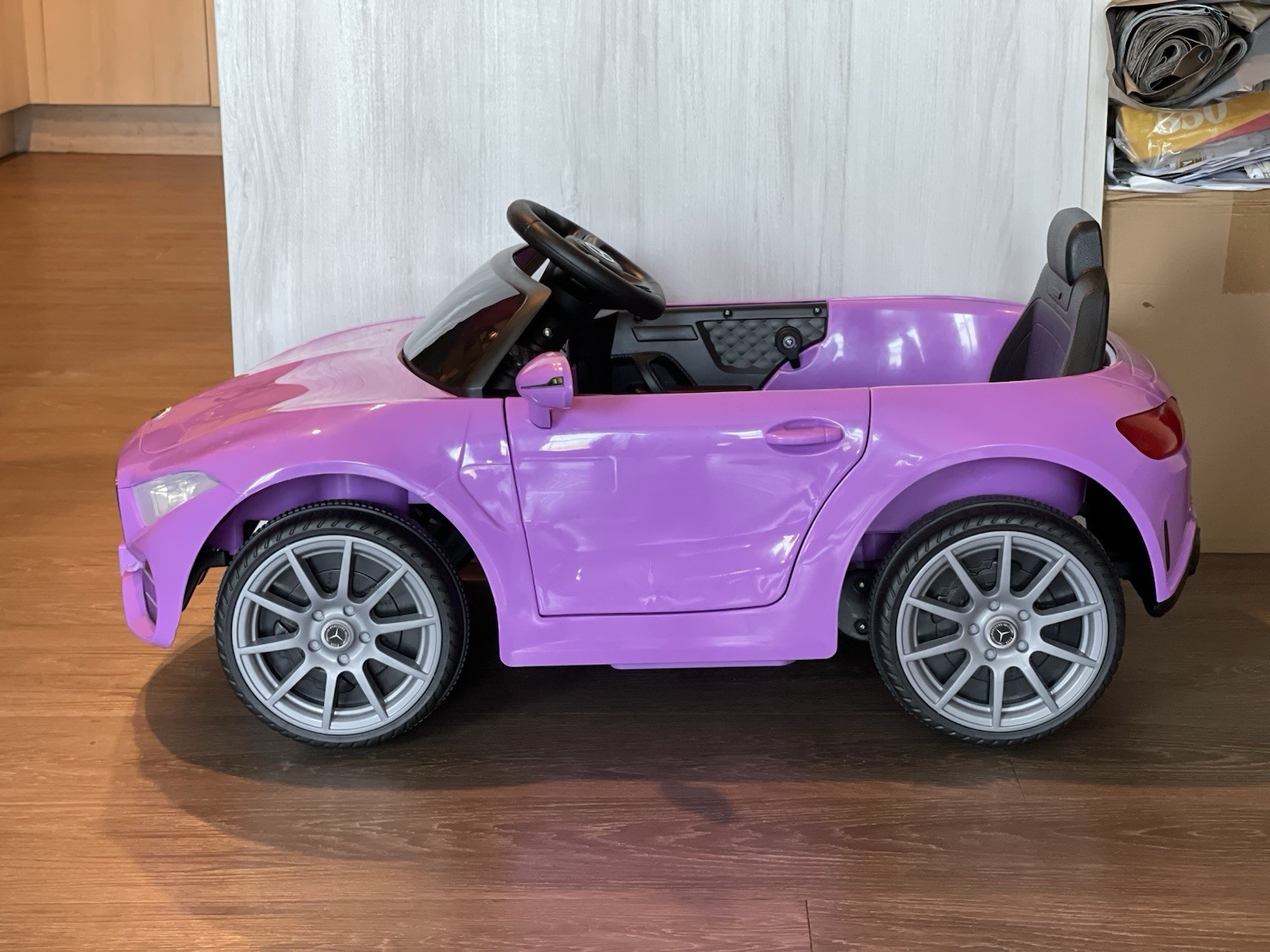 Mercedes-Benz CLS 350 12V Ride On Car – (Purple)