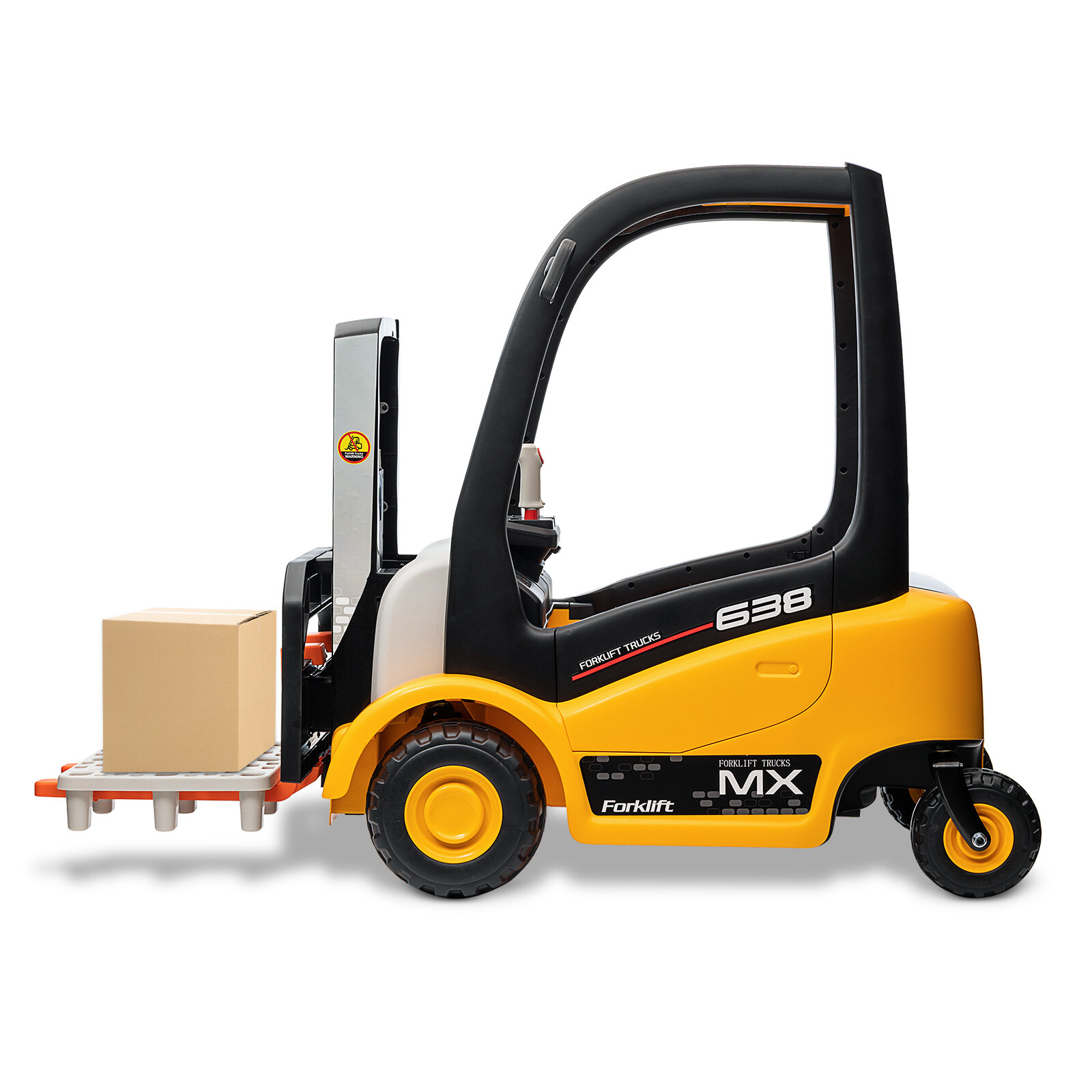 Kids Forklift Ride On Cars W/ Remote Control Battery Powered Electric Vehicle