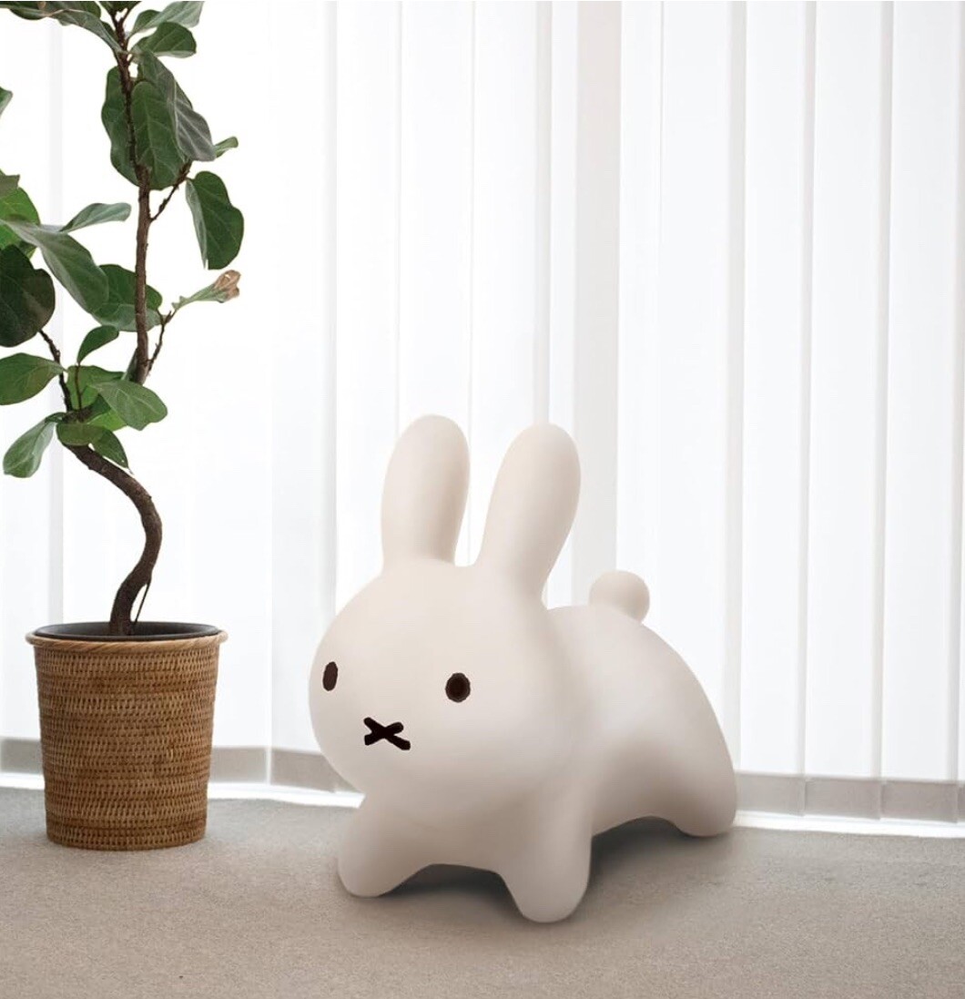 Miffy Bruna Bonbon White Ride-on toy from Japan NEW