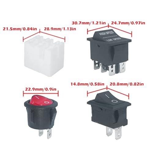 14PCS Set of Switch Kit for Power Wheels Kid’s Ride on Toys Replacement Parts,