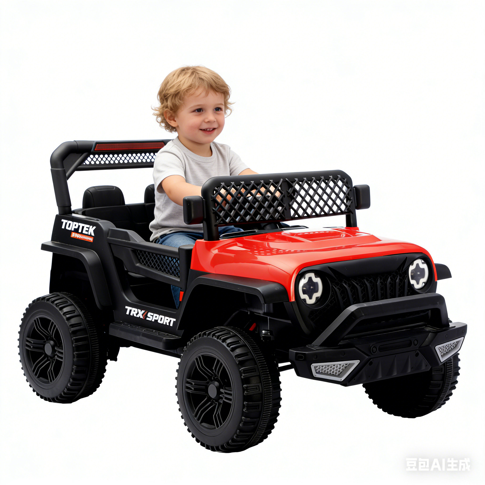 Ride on Car Kids Electric Car with Remote Control Swing for 3~6 Years Gift Red
