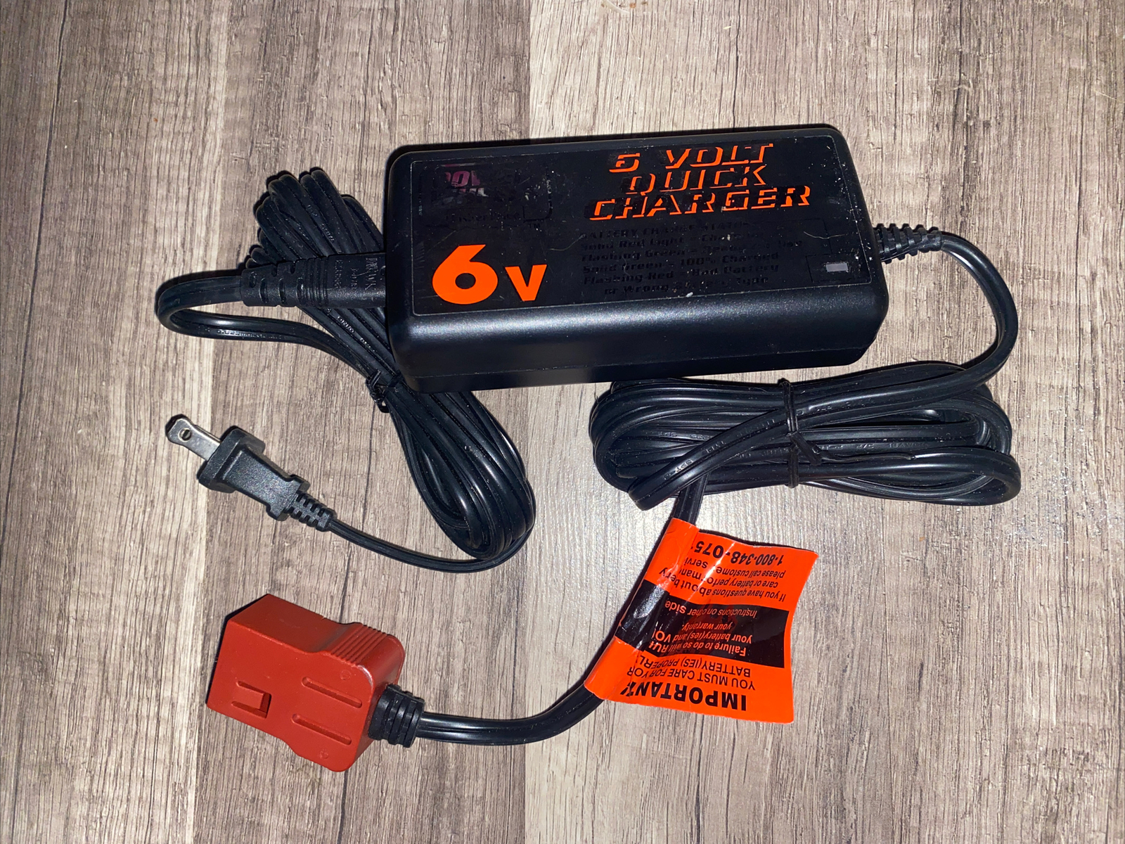 POWER WHEELS FISHER PRICE 6 VOLT QUICK BATTERY FAST CHARGER CAR 00801-1484 New