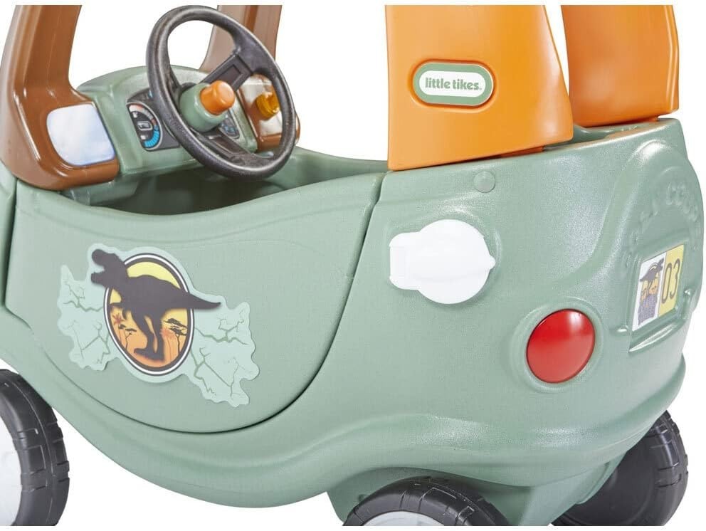 T-Rex Cozy Coupe Ride-On Car for Kids – Large Multicolor Fun & Adventure