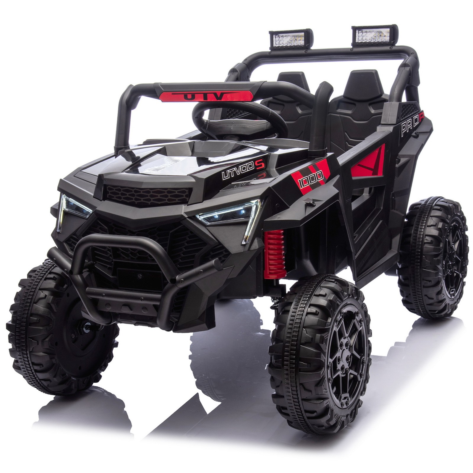 4-Wheel Suspension 24V 400W Kids Ride On UTV Toy Car Parent Control LED Lights