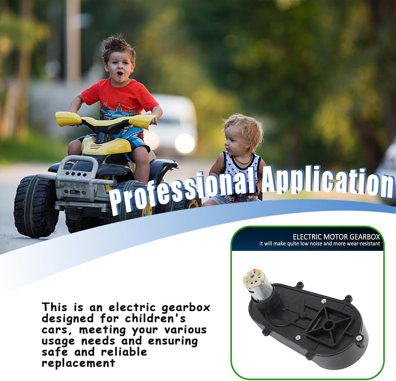 RS390 Electric Motor Gearbox 6V/12V 12000-20000RPM for Kids Car Toy Electric