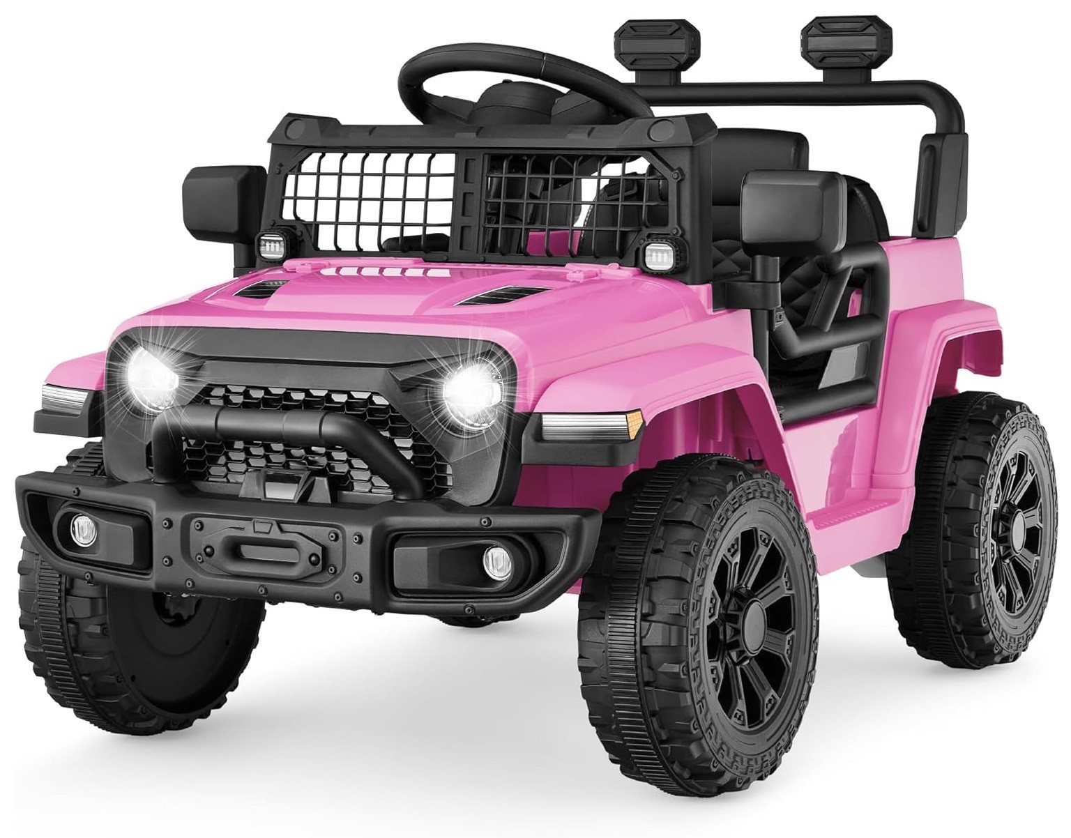 Carro Electrico Para Niños De 3 A 5 Años Montar Manejar Y Jugar Con Luces NUEVO