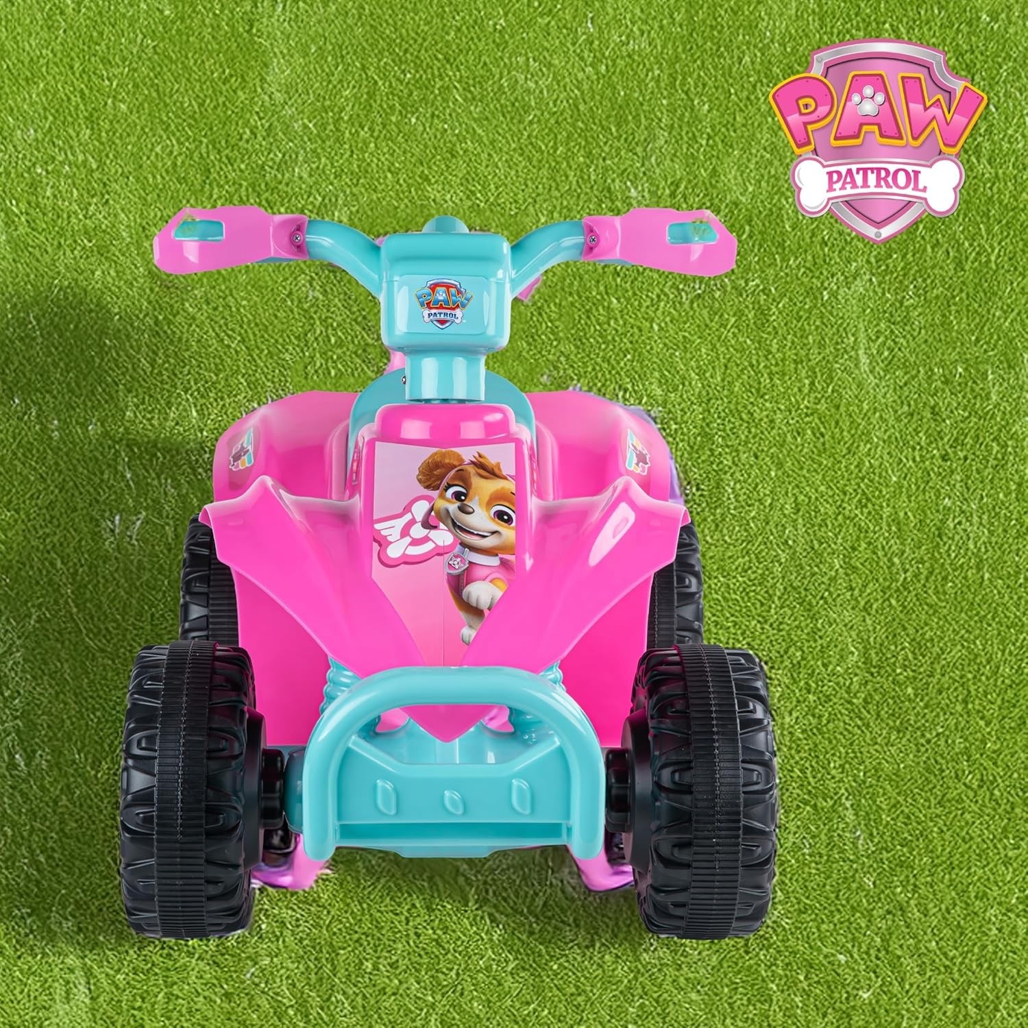 Paw Patrol – Skye 6V Quad for Kids – Powerful and Safe Ride-On Toy with Recha…