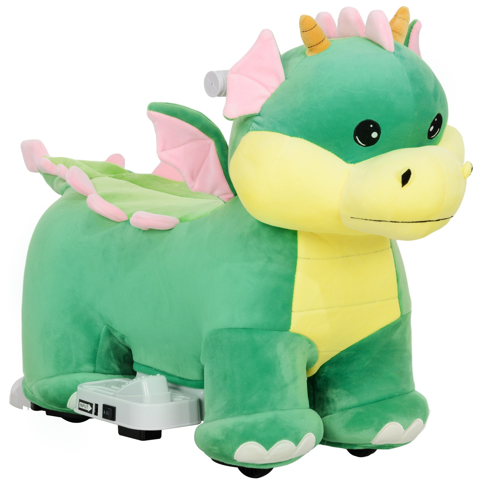 6V Kids Ride on Horse, Battery Powered Ride on Toy w/ Music Forward