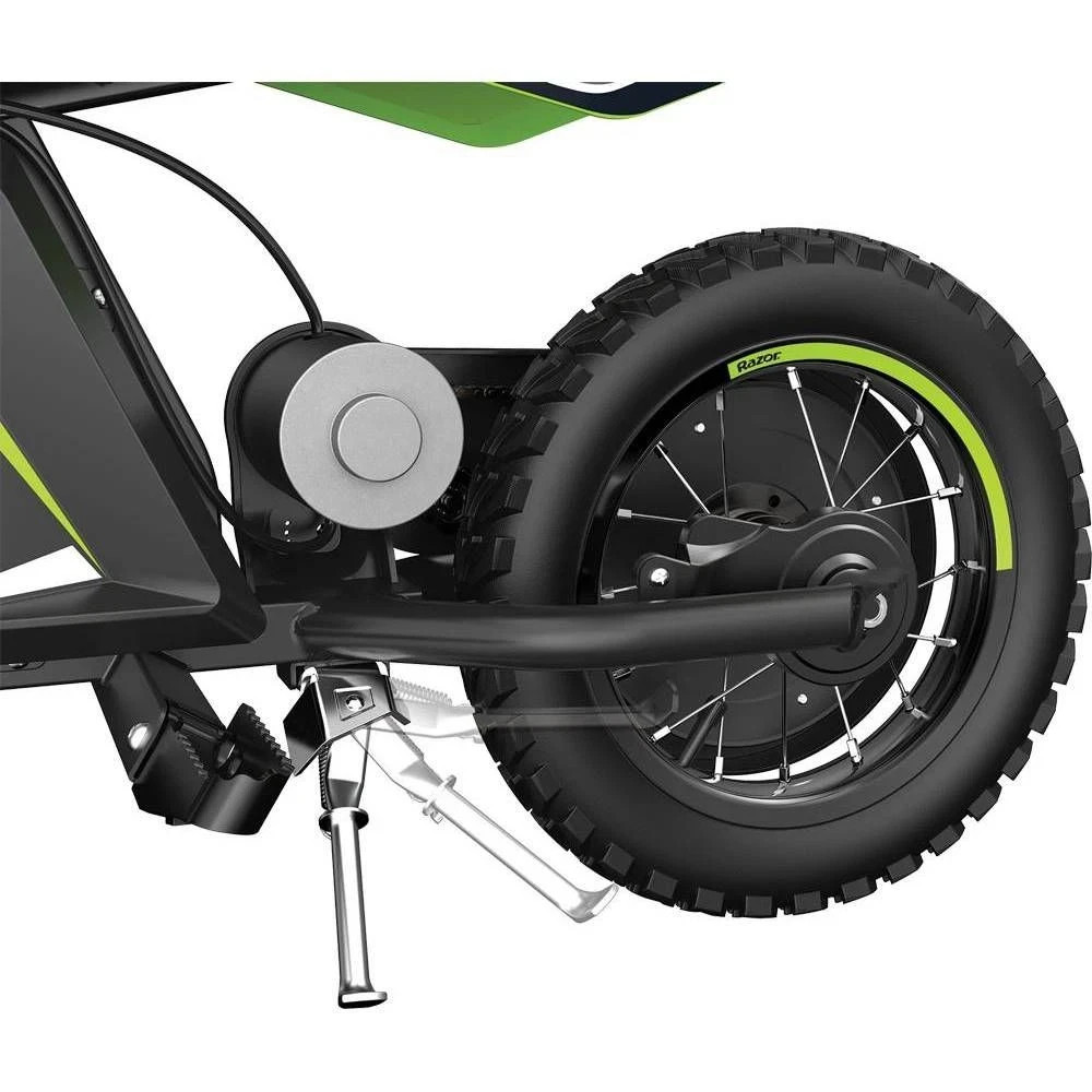 Razor 12.5″ Kids Dirt Bike SX125 12V100W McGrath Electric Green 8mph ~ New