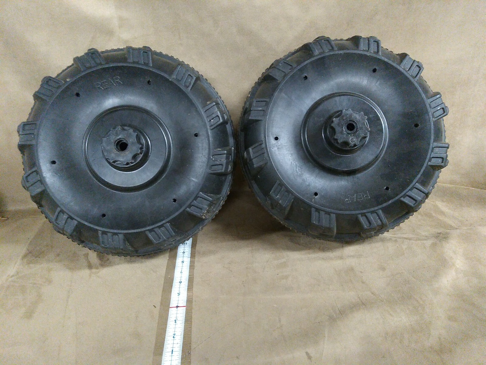 Powet Wheels Rear Tires Wheel Plastic Solid Toy Car