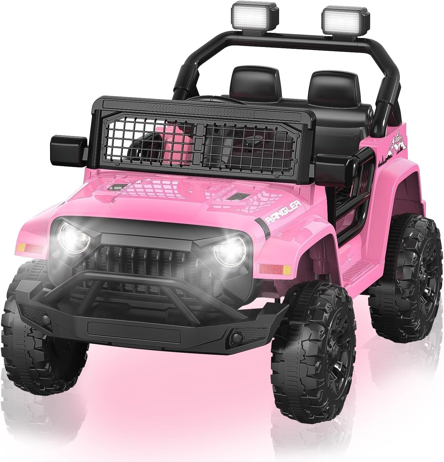 Carro Electrico Para Niños De 3 A 5 Años Montar Manejar Y Jugar Con Luces NUEVO